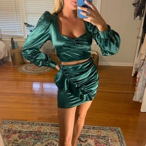 Emerald Green two piece set